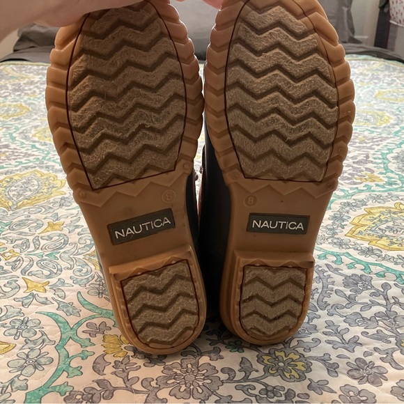 nautica • dorsay rubber toe duck boot in blush/grey - Picture 8 of 13